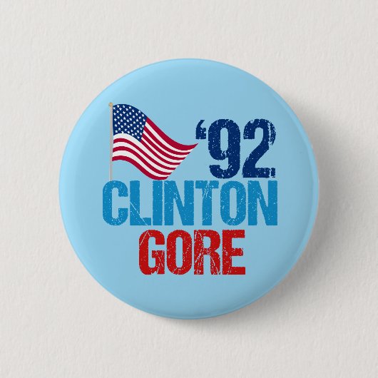 Bill Clinton Al Gore 1992 Button (Vorderseite)