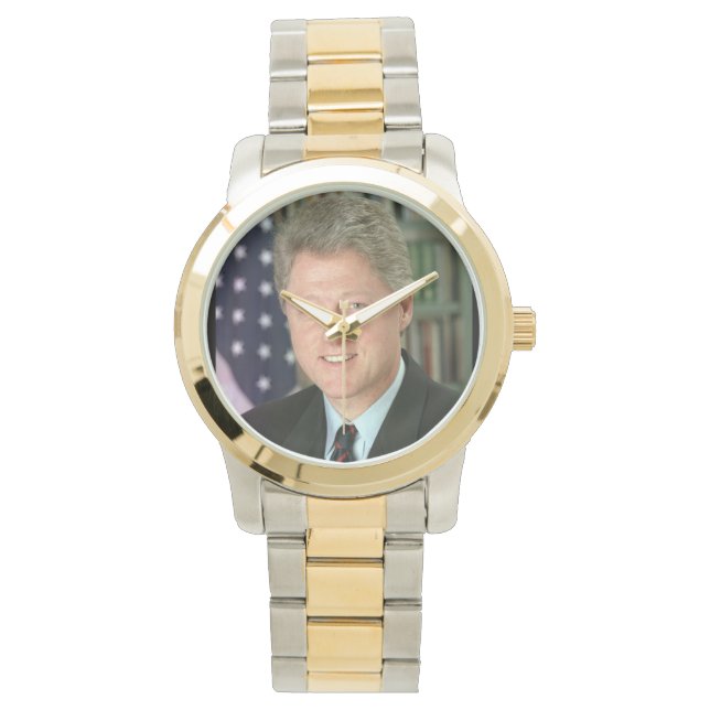 Bill Clinton Armbanduhr (Vorderseite)