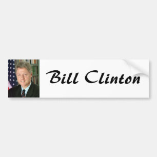 Bill Clinton Autoaufkleber