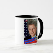 Bill Clinton Baseball Card Tasse (VorderseiteRechts)