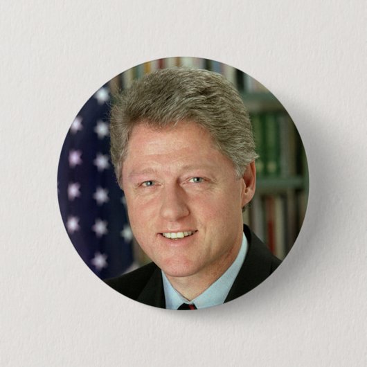 Bill Clinton Button (Vorderseite)