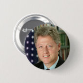 Bill Clinton Button (Vorne & Hinten)