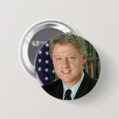 Bill Clinton Button (Vorne & Hinten)