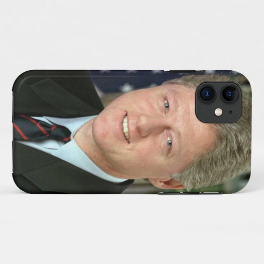 Bill Clinton Case-Mate iPhone Hülle (Rückseite (Horizontal))