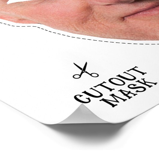 Bill Clinton Costume Mask Poster (Ecke)