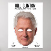 Bill Clinton Costume Mask Poster (Vorne)