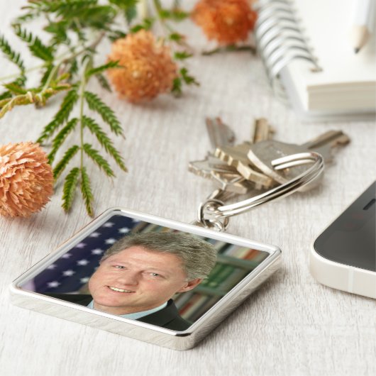 Bill Clinton Demokratischer Präsident Weißes Haus Schlüsselanhänger (Seite)