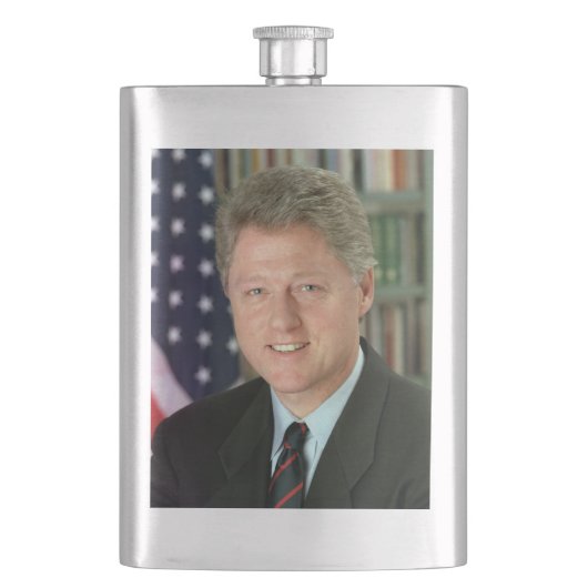 Bill Clinton Flachmann (Vorderseite)
