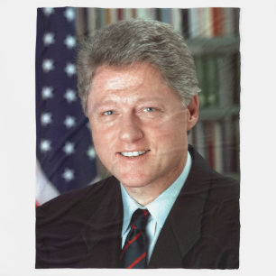 BILL CLINTON FLEECEDECKE