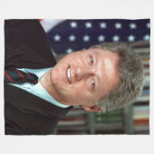BILL CLINTON FLEECEDECKE (Vorderseite (Horizontal))