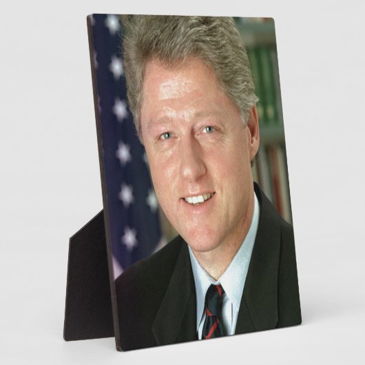Bill Clinton Fotoplatte (Seite)