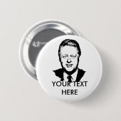 Bill Clinton-Gang Button (Vorne & Hinten)