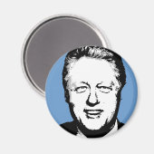 Bill Clinton Gear Magnet (Vorderseite/Rückseite)