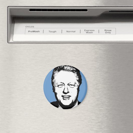 Bill Clinton Gear Magnet (In Situ (Geschirrspüler))