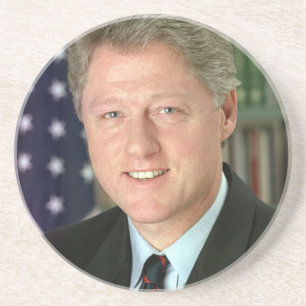 Bill Clinton Getränkeuntersetzer