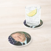 Bill Clinton Getränkeuntersetzer (Seite)