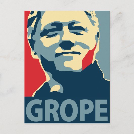 Bill Clinton - Grope: OHP Postcard Postkarte (Vorderseite)