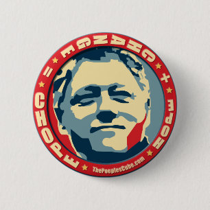 Bill Clinton - Herumtasten: OHP Knopf Button