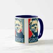 Bill Clinton - Herumtasten: OHP Tasse (VorderseiteRechts)