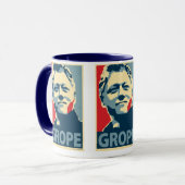 Bill Clinton - Herumtasten: OHP Tasse (Vorderseite Links)