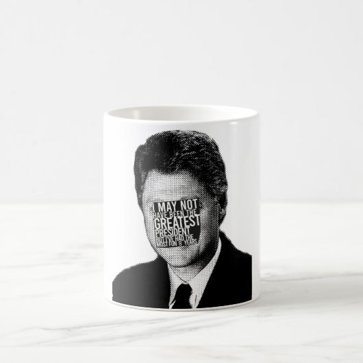 Bill Clinton Kaffeetasse (Mittel)