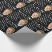 Bill Clinton kein Regierungsziffer Geschenkpapier (Ecke)