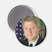 Bill Clinton Magnet (Vorderseite/Rückseite)