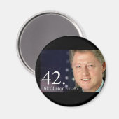 Bill Clinton Magnet (Vorderseite/Rückseite)
