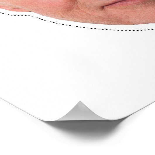 Bill Clinton Mask Cutout Poster (Ecke)