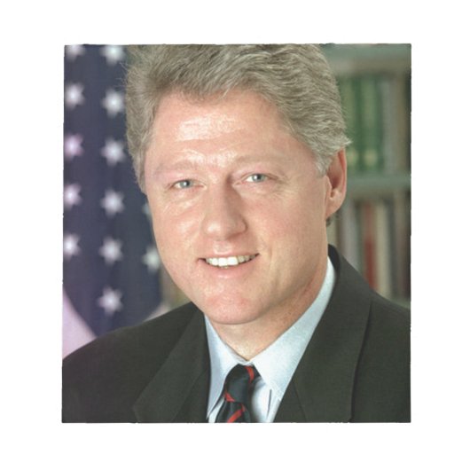 Bill Clinton Notizblock (Vorderseite)