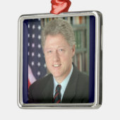 Bill Clinton Ornament Aus Metall (Links)