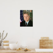 Bill Clinton Poster (Küche)