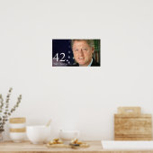 Bill Clinton Poster (Küche)