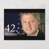 Bill Clinton Postkarte (Vorderseite)