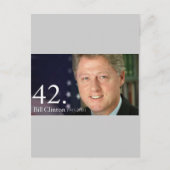 Bill Clinton Postkarte (Vorderseite)