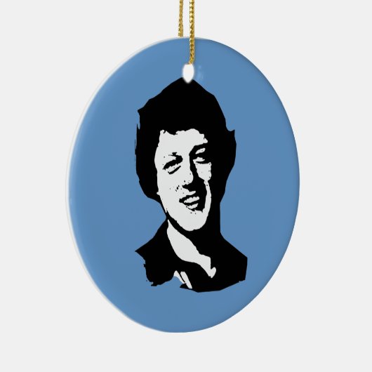Bill Clinton Retro Keramikornament (Rechts)