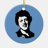 Bill Clinton Retro Keramikornament (Vorne)