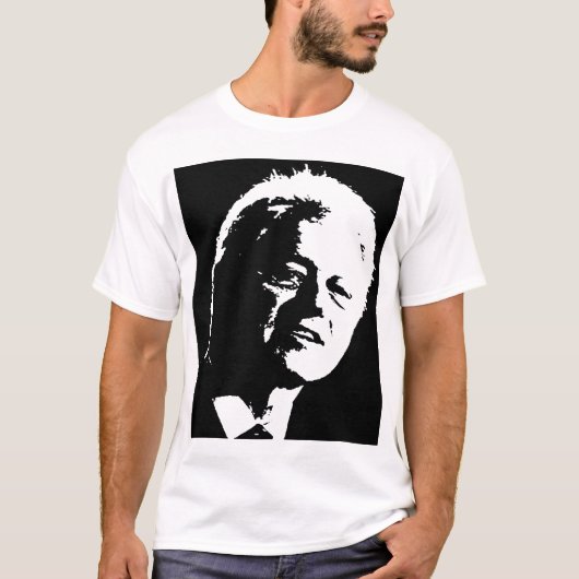 Bill Clinton Silhouette T-Shirt (Vorderseite)