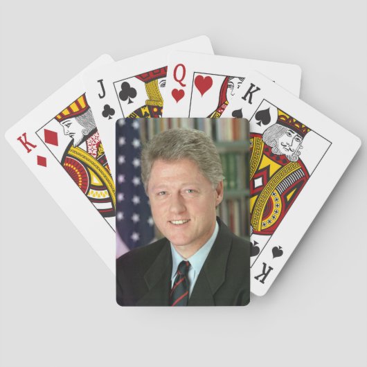 Bill Clinton Spielkarten (Rückseite)