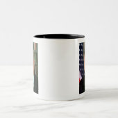Bill Clinton Zweifarbige Tasse (Mittel)
