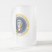 Bill Clintons PräsidentenSiegel-Tasse Mattglas Bierglas (Vorderseite Links)