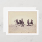 Bill Cody und Riders Postkarte (Vorne/Hinten)