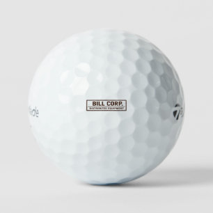 Bill Corp. Distributed Equipment Premium Golfball