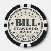 Bill Corps verteilte Ausrüstung Pokerchips (Vorderseite)