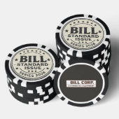 Bill Corps verteilte Ausrüstung Pokerchips (Stapel)