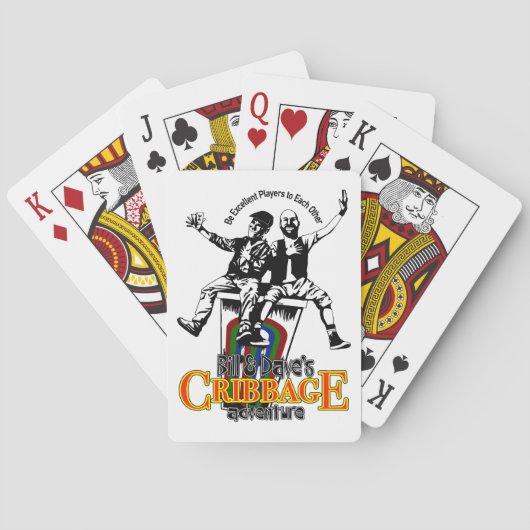 Bill & Dave's Cribbage Adventure Playing Cards Spielkarten (Rückseite)