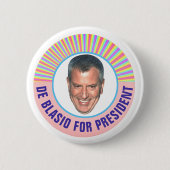 Bill de Blasio für Präsidenten 2020 Button (Vorderseite)