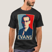 Bill Evans Hope Poster Greats of Jazz History Pre T-Shirt (Vorderseite)