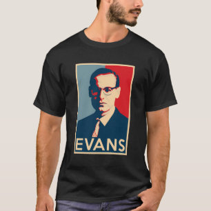 Bill Evans Hope Poster - Groß Jazzgeschichte T-Shirt