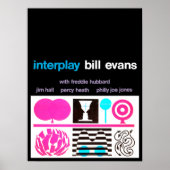 Bill Evans Interplay Jazz Vintag Poster (Vorne)